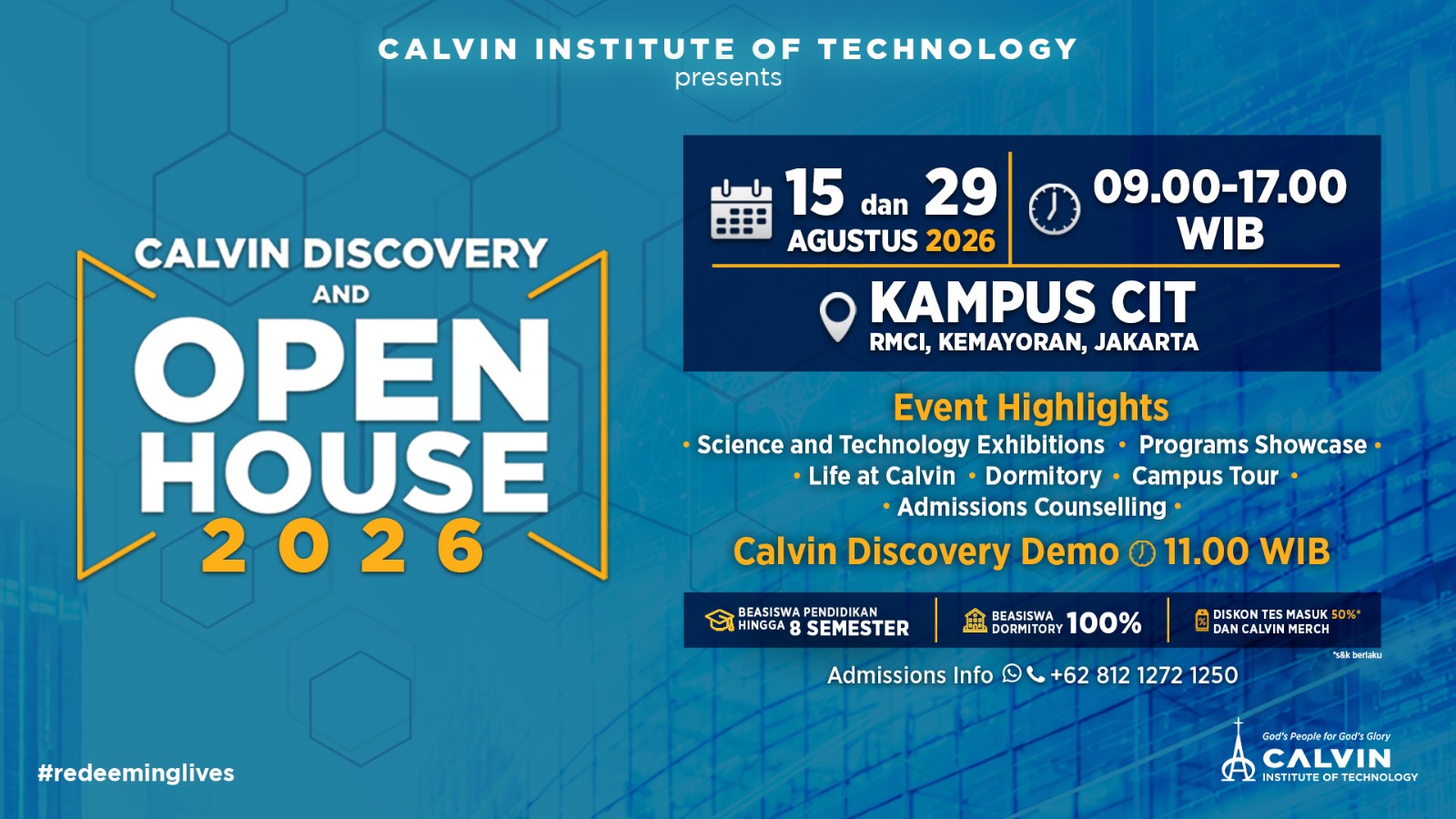 CIT - Calvin Discovery and Open House 2026