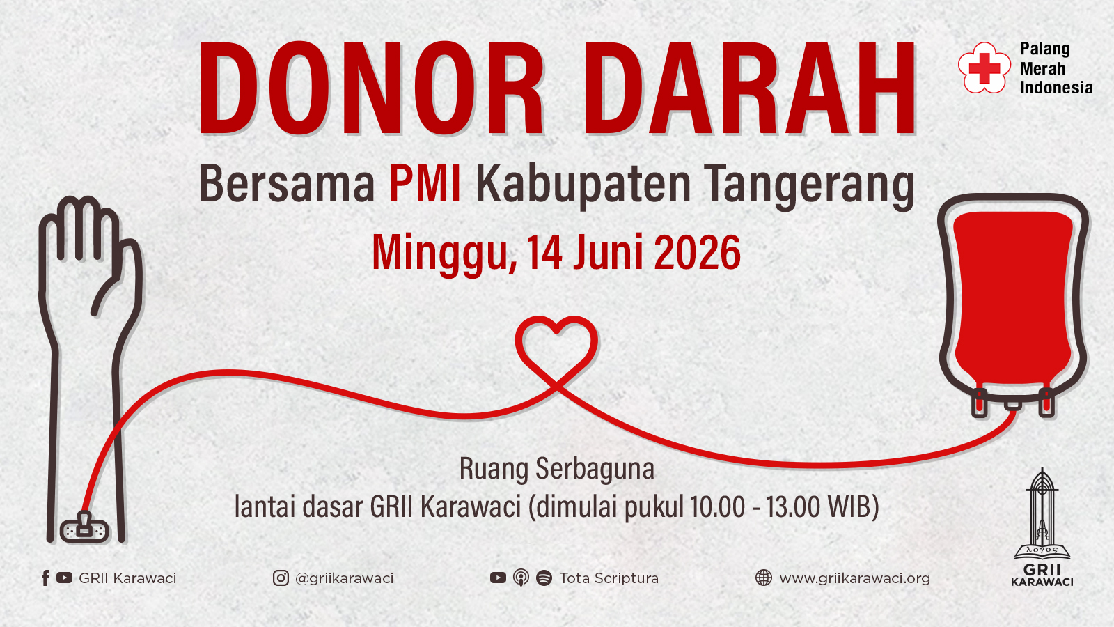 GRII Karawaci - Donor Darah 14 Juni 2026