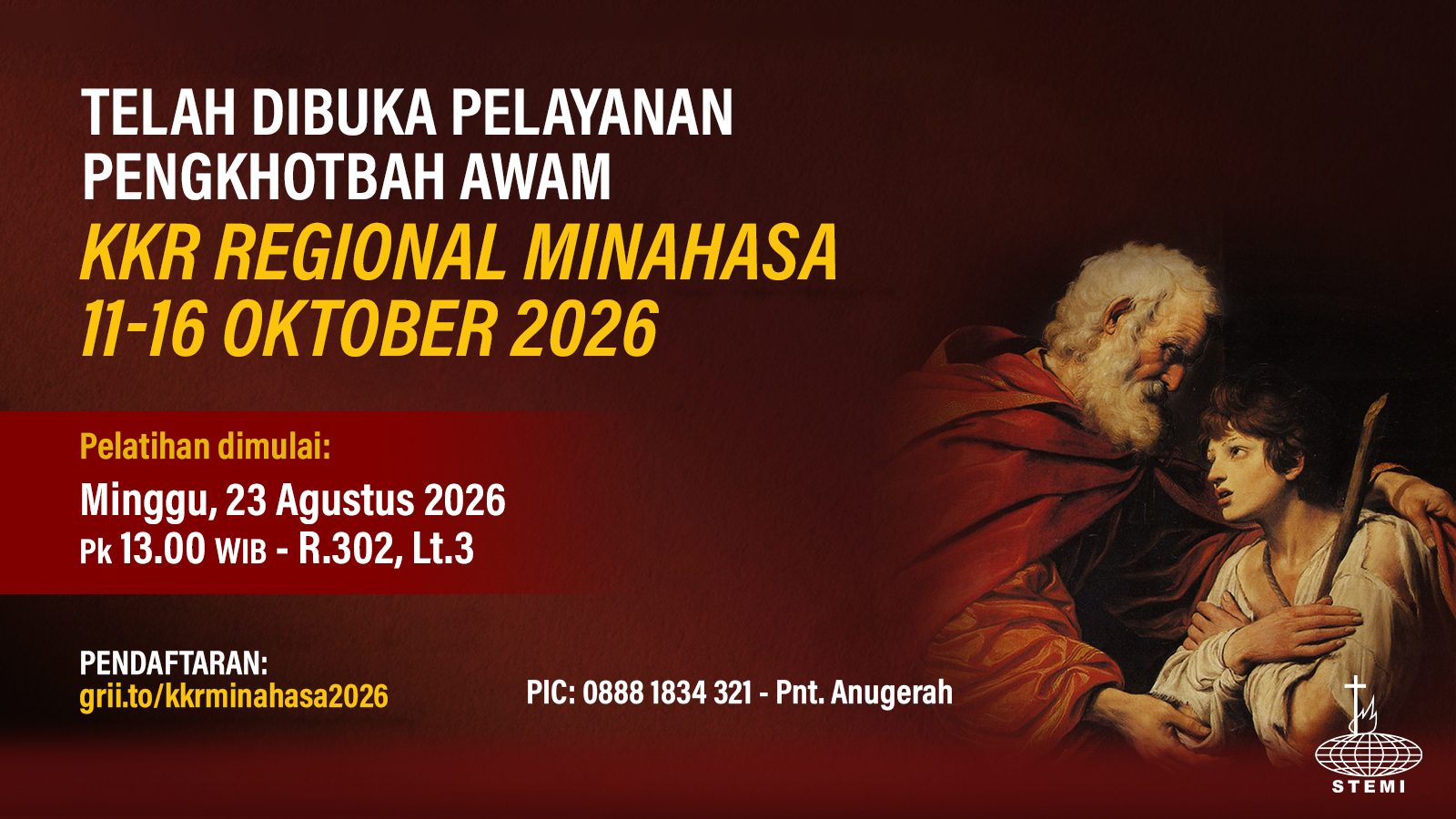 GRII Karawaci - Pelayanan Pengkhotbah Awam (KKR Regional Minahasa 11-16 Oktober 2026)
