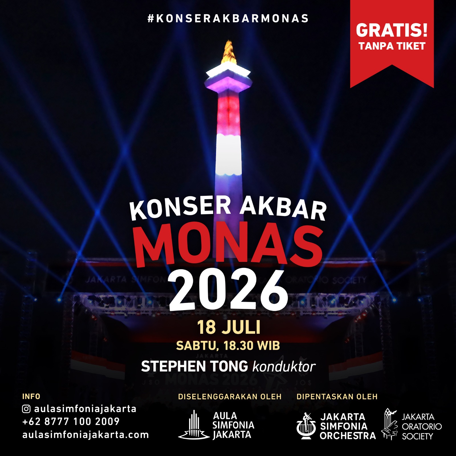 Konser Akbar Monas 2026 - 18 Jul 2026