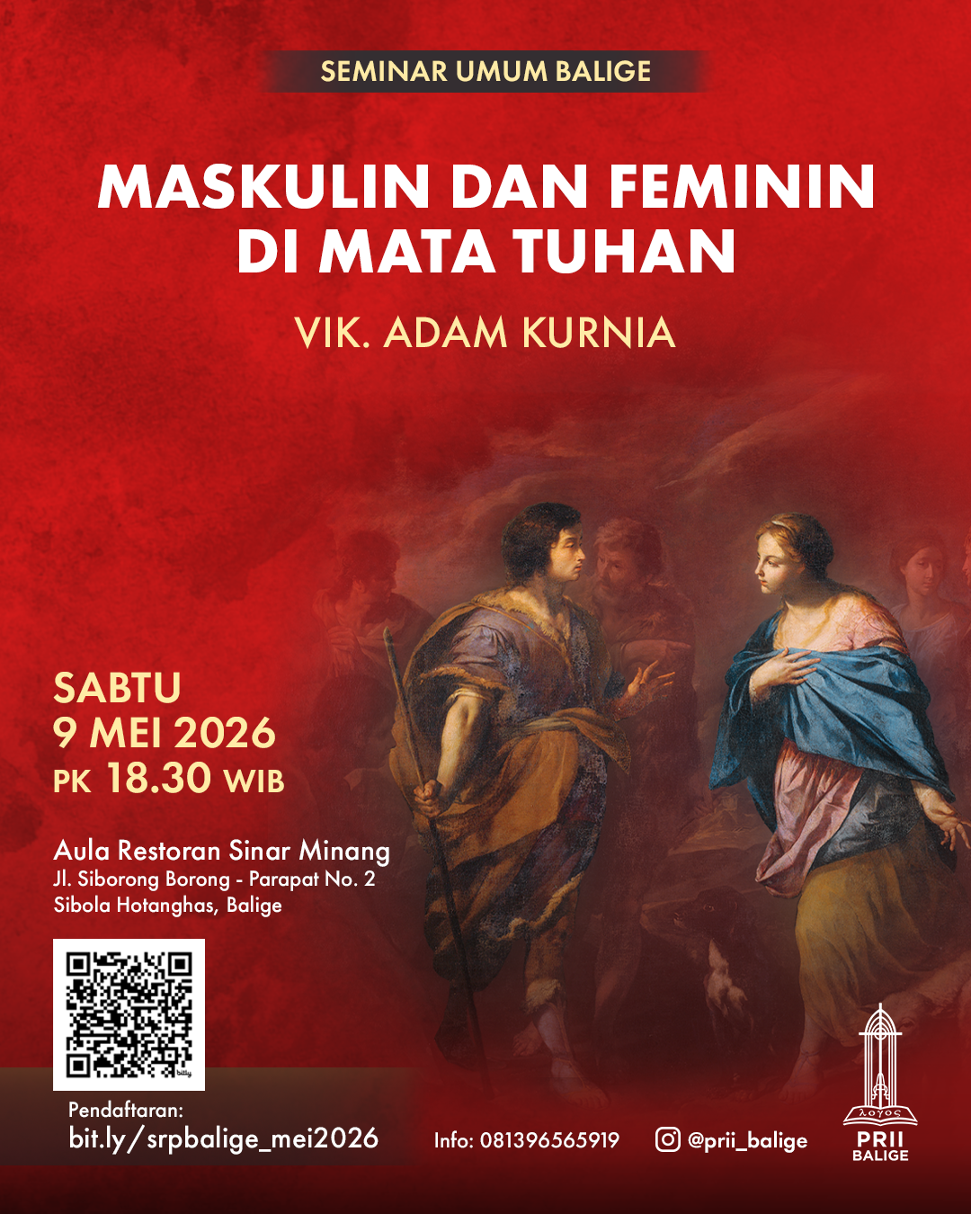 PRII Balige - Seminar Umum (Maskulin dan Feminin Di Mata Tuhan)
